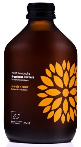 Kombucha Imbir+Acerola BIO 330 ml