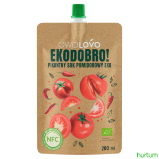 OWOLOVO EKO SOK POMIDOROWY PIKANTNY 200ml