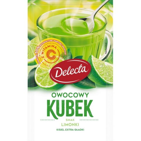 Owocowy kubek kisiel extra gładki smak limonkowy 30g