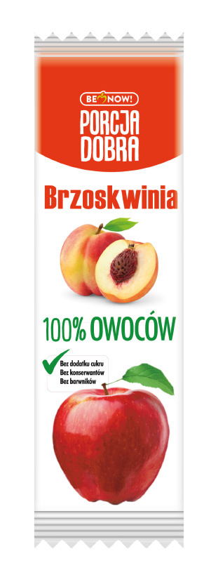 PORCJA DOBRA listek owocowy jabłko-brzoskwinia16g