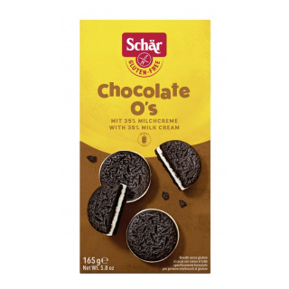 SCHAR ciastka markizy bezglutenowe CHOCOLATE O's 165g