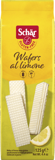 SCHAR wafelki cytrynowe bezglutenowe WAFERS AL LIMONE 125g