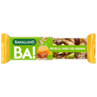 BAKALLAND BATON BA! NUTS PISTACJA - 30G Batonik