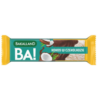 BAKALLAND BATON BA! KOKOS W CZEKOLADZIE - 40G Batonik