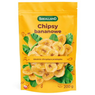 BAKALLAND Chipsy bananowe 200g