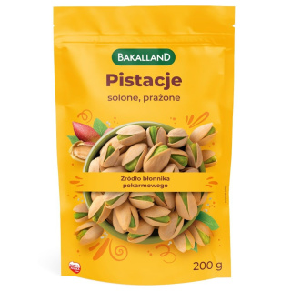 BAKALLAND PISTACJE PRAŻONE - 200G