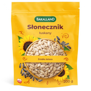 BAKALLAND SŁONECZNIK ŁUSKANY 200G