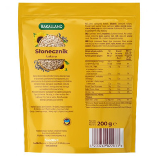 BAKALLAND SŁONECZNIK ŁUSKANY 200G