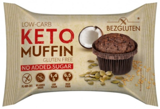 BEZGLUTEN KETO muffin bez glutenu low carb 55g