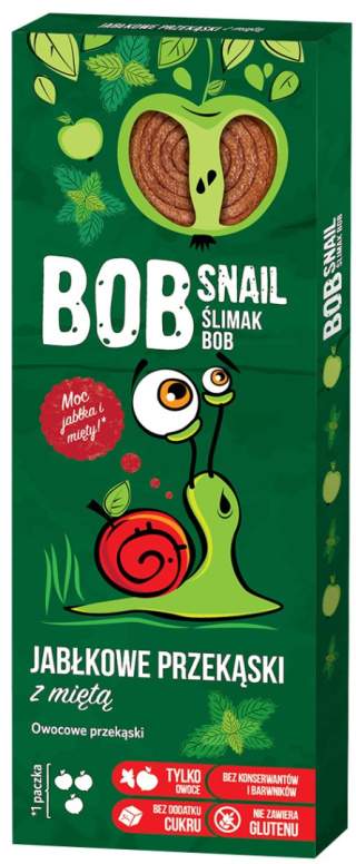 BOB SNAIL Przekąska jabłko-mięta 30g