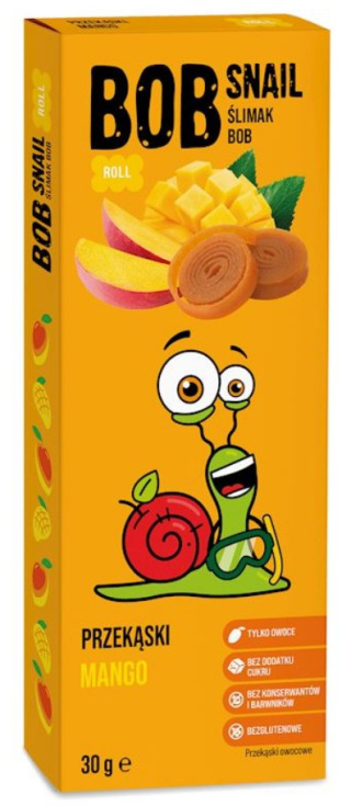 BOB SNAIL Przekąska mango 30g