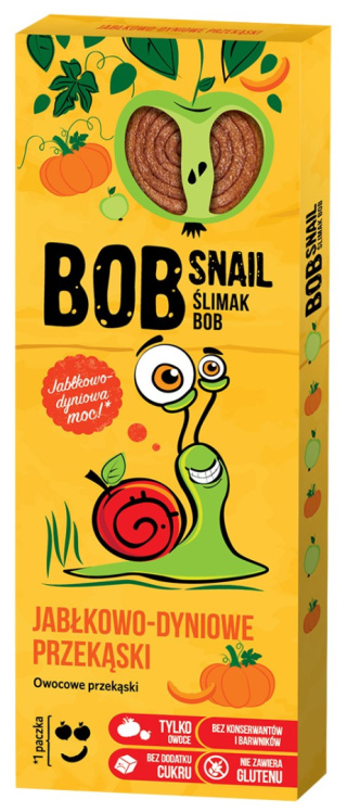 BOB SNAIL Przekąska jabłko-dynia 30g