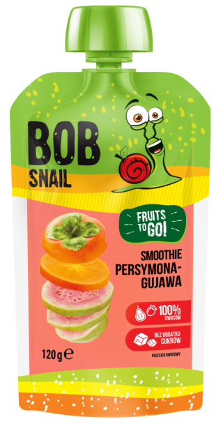 BOB SNAIL smoothie kaki-guawa 120g