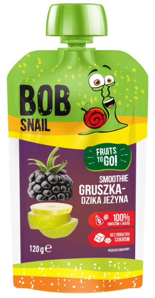 BOB SNAIL smoothie gruszka-jeżyna 120g