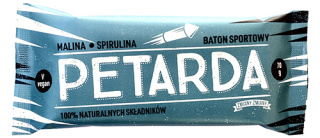 Baton Sportowy Petarda z maliną i spiruliną 70g ZMIANY ZMIANY