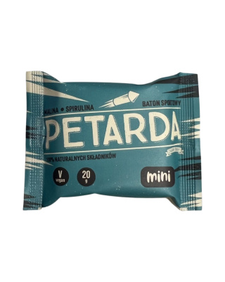 Baton Petarda z maliną i spiruliną 20g ZMIANY ZMIANY