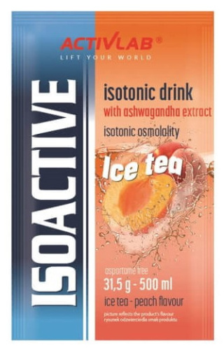 ISOACTIVE Izotonik funkcjonalny-napój w proszku ICE TEA PEACH 31,5g