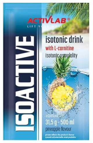 ISOACTIVE Izotonik funkcjonalny-napój w proszku ANANAS 31,5g