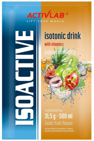 ISOACTIVE Izotonik funkcjonalny-napój w proszku EXOTIC 31,5g