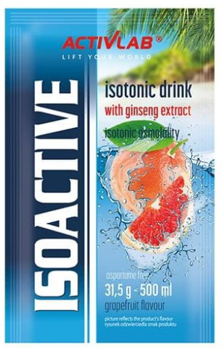 ISOACTIVE Izotonik funkcjonalny-napój w proszku GRAPEFRUIT 31,5g