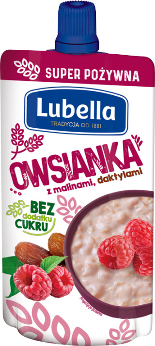 LUBELLA Owsianka z malinami daktylami 100g