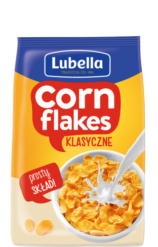 LUBELLA Płatki śniadaniowe kukurydziane Corn Flakes 250g