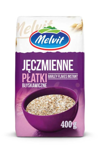 MELVIT Płatki jęczmienne błyskawiczne 400g