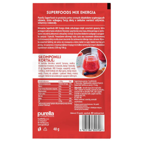 PURELLA SUPERFOODS MIX ENERGIA- 40G