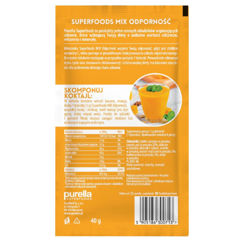 PURELLA SUPERFOODS MIX ODPORNOŚĆ 40G