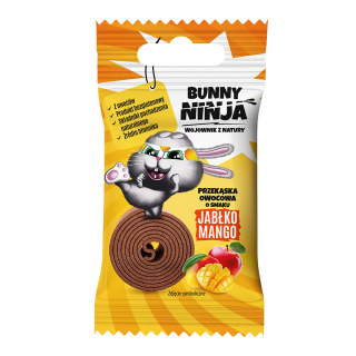 Przekąska owocowa o smaku jabłko-mango 15g BUNNY NINJA ROLLS