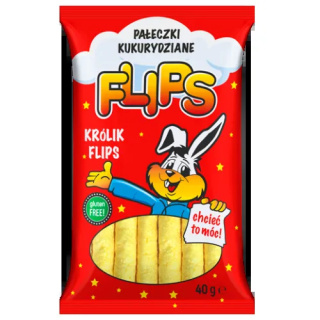 SANTE Flips Pałeczki Chrupki Kukurydziane 40g