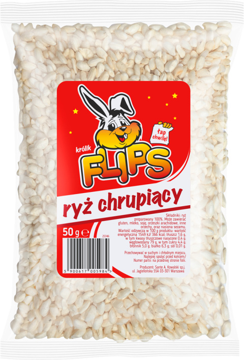 SANTE Flips Ryż Chrupiący Preparowany 50g