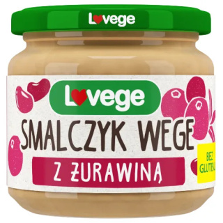 SANTE LOVEGE Smalczyk Wegański z Żurawiną 175g