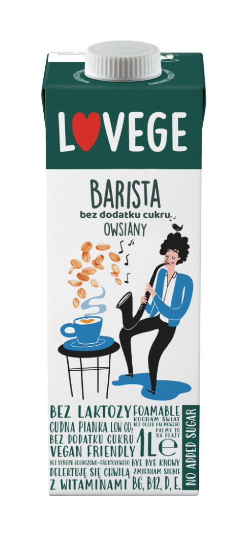 SANTE Napój owsiany Dla Baristów bez cukru 1l