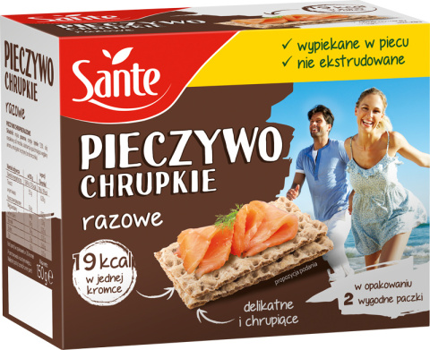 SANTE Pieczywo Chrupkie Razowe 150g