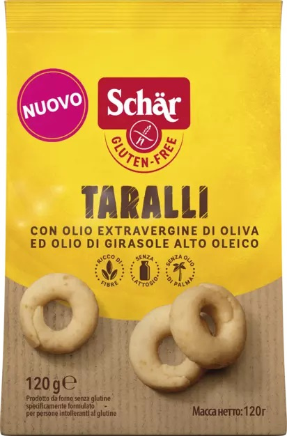 SCHAR Obważanki włoskie Taralli 120g