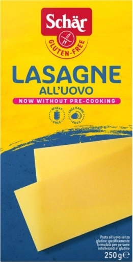 SCHAR makaron bezglutenowy jajeczny LASAGNE 250g