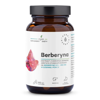 AURA HERBALS Berberyna 490 mg Berberis aristata kapsułki 60 szt