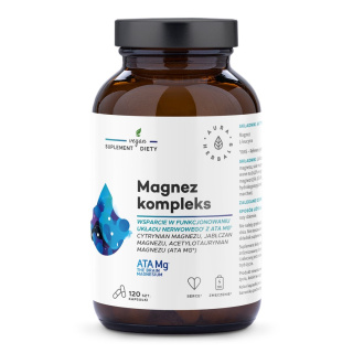 AURA HERBALS Magnez kompleks ATA Mg® kapsułki 120 szt.