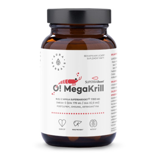 AURA HERBALS O! MegaKrill 1180 mg kapsułki 60szt