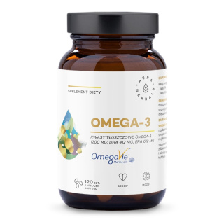 AURA HERBALS Omega-3 1200 mg kapsułki softgel 120 szt