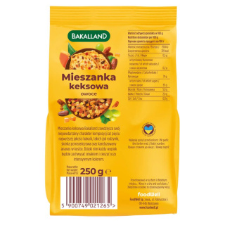 BAKALLAND MIESZANKA KEKSOWA 250G