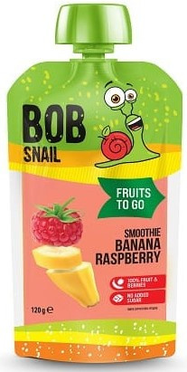 BOB SNAIL smoothie banan malina 120g