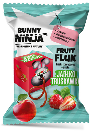 BUNNY NINJA Fruit Fluk o smaku jabłko-truskawka 15g