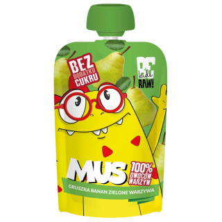 BeRAW Kids Smoothie Gruszka Banan Szpinak 100g