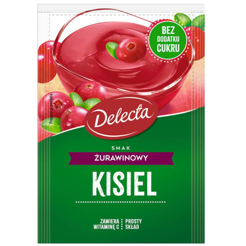 DELECTA KISIEL SMAK ŻURAWINOWY 38G