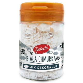 DELECTA posypka BIAŁA CHMURKA mix dekoracji 55g