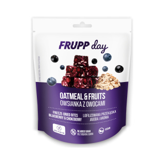 FRUPP Day kostki owsiane Jagoda i aronia 25g Celiko