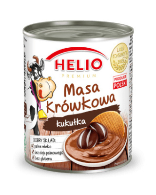 HELIO Masa krówkowa kajmak o smaku kukułki Premium 400g