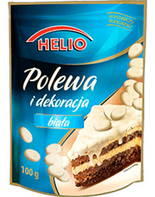 HELIO Polewa i dekoracja Biała 100G